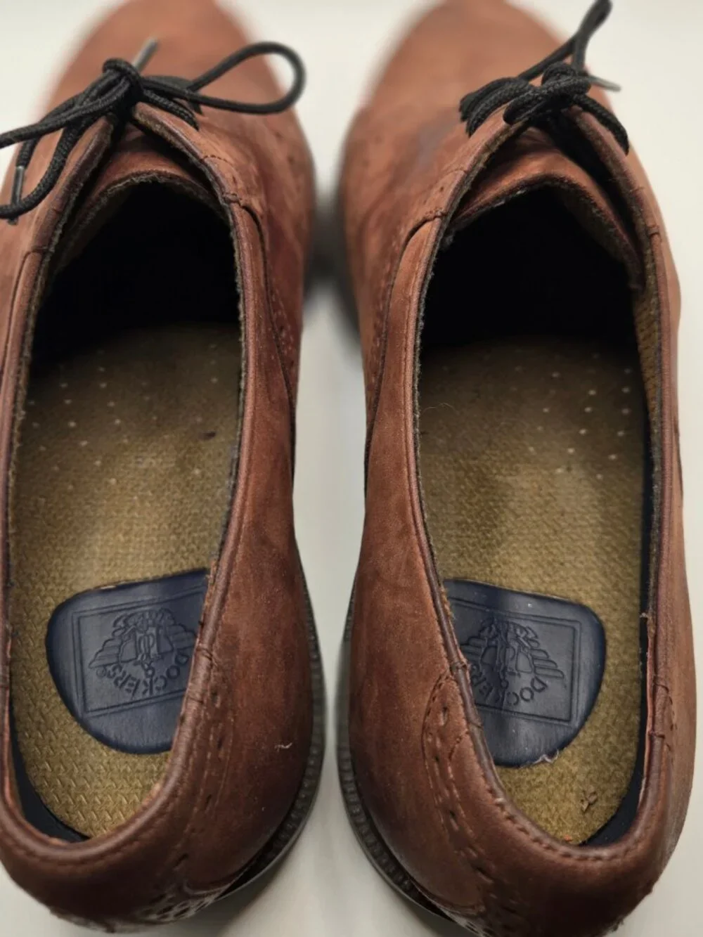 Rockport Brown Leather Oxford Shoes Size 10.5